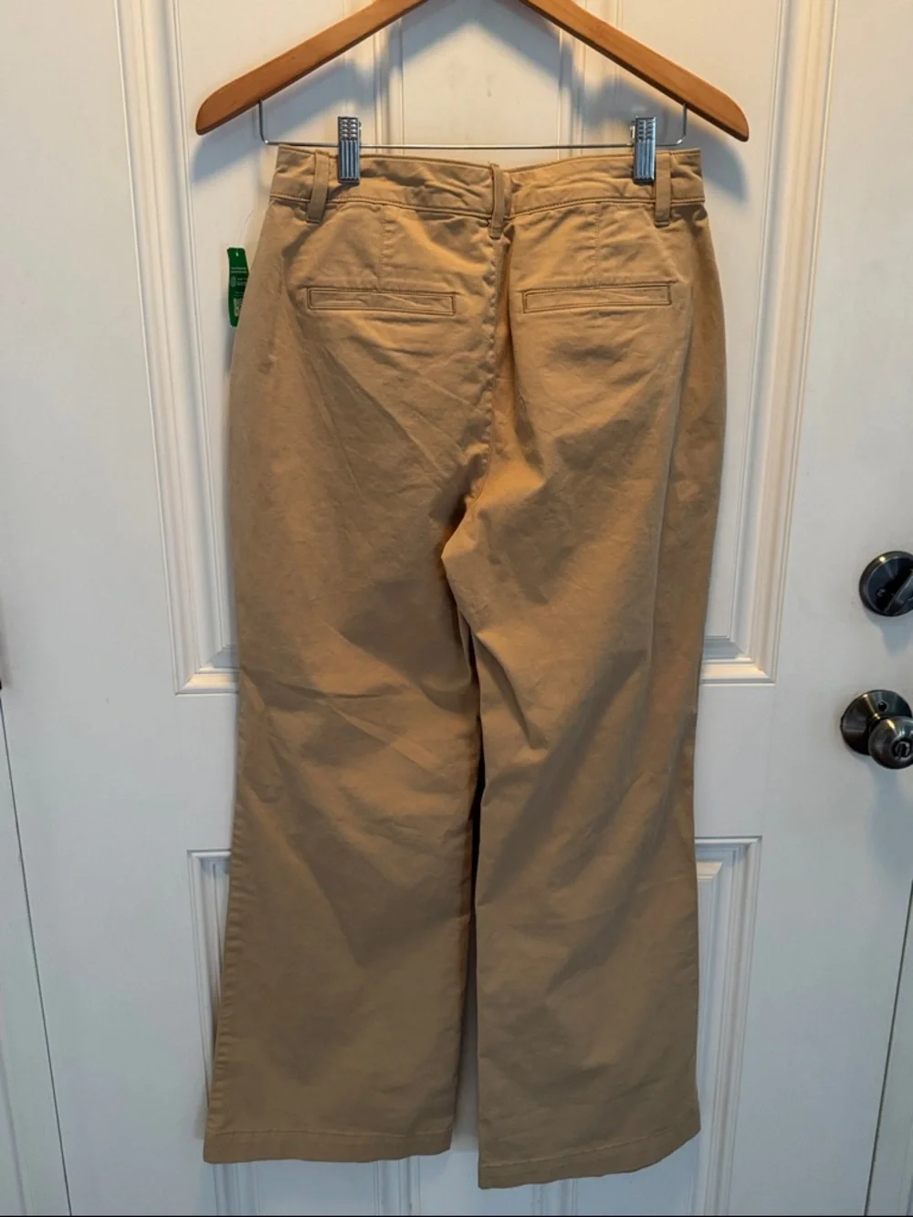 GAP Women's Khaki Wide-Leg Chinos - Tan - Picture 2 of 4